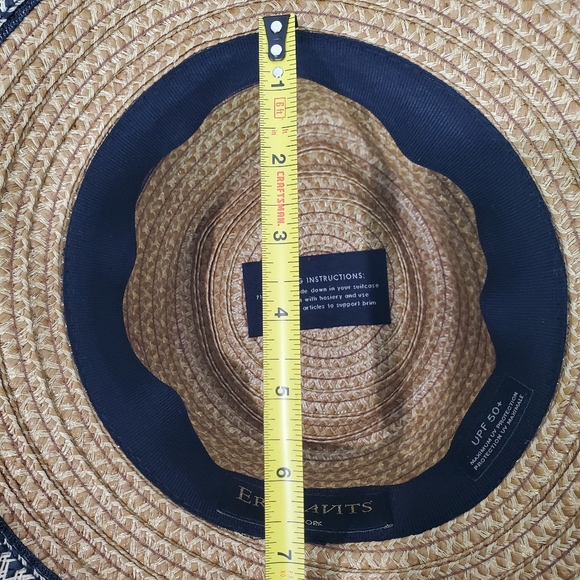 Eric Javits Squishee Straw Fedora - Picture 16 of 16
